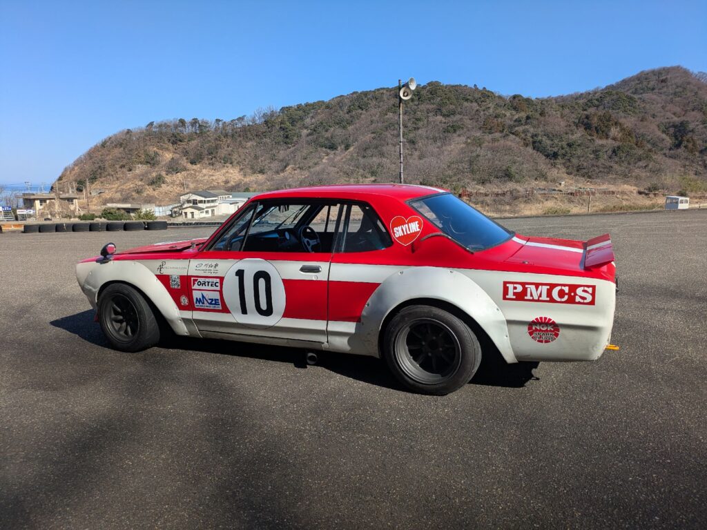 間瀬サーキットでのハコスカスナップ